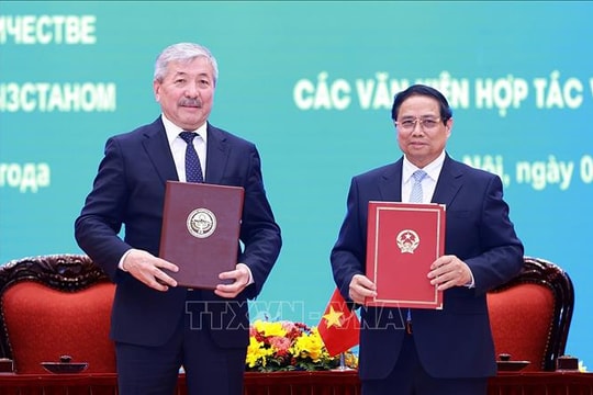 Toàn văn Tuyên bố chung về kết quả chuyến thăm Việt Nam của Thủ tướng Kyrgyzstan