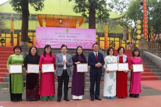 Công đoàn Viên chức thành phố Hà Nội: Tạo sức lan tỏa cho phong trào “Giỏi việc nước - Đảm việc nhà”