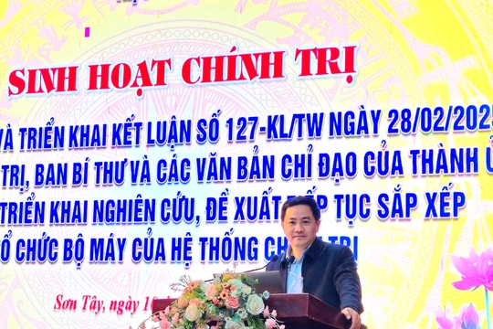 Sơn Tây quán triệt và triển khai Kết luận số 127-KL/TƯ