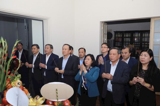 Lãnh đạo TP Hà Nội tưởng nhớ cố Tổng Bí thư Nguyễn Phú Trọng