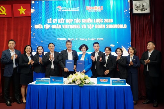 Tập đoàn Vietravel ký hợp tác chiến lược cùng Sun World Group mở rộng hệ sinh thái du lịch, giải trí đẳng cấp