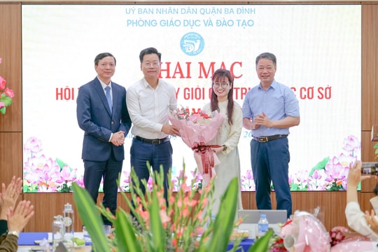 Giáo viên trung học cơ sở quận Ba Đình thi dạy giỏi