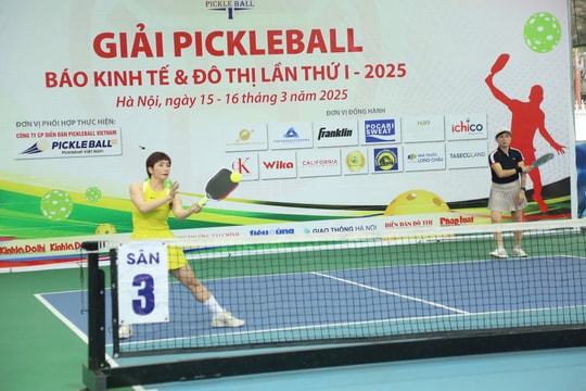 Sôi động Giải Pickleball Báo Kinh tế & Đô thị lần thứ I – 2025