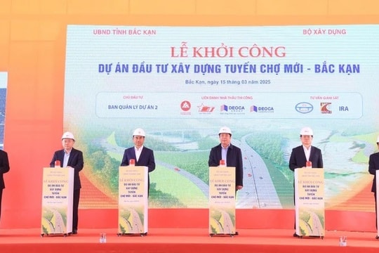 Cao tốc Chợ Mới - Bắc Kạn chính thức khởi công, tổng mức đầu tư hơn 5.750 tỷ đồng