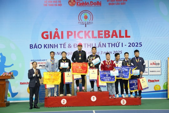 Bế mạc Giải “Pickleball Báo Kinh tế & Đô thị lần thứ I - 2025