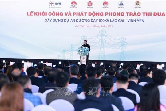 Thủ tướng Phạm Minh Chính: Triển khai dự án đường dây 500 kV Lào Cai - Vĩnh Yên với yêu cầu "6 hơn"