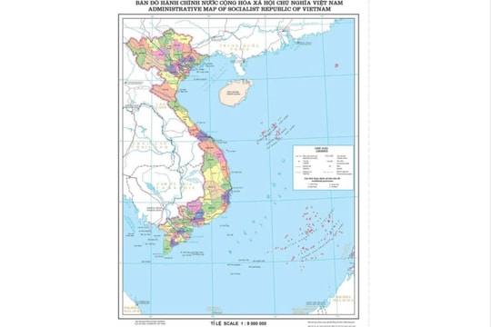 Bản đồ hành chính 63 tỉnh, thành nước Cộng hòa XHCN Việt Nam