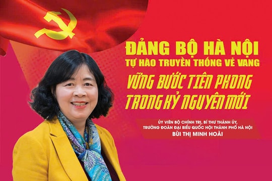 Đảng bộ Hà Nội - Tự hào truyền thống vẻ vang, vững bước tiên phong trong kỷ nguyên mới