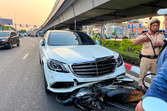 Bắt giam nữ tài xế lái Mercedes gây vụ tai nạn liên hoàn