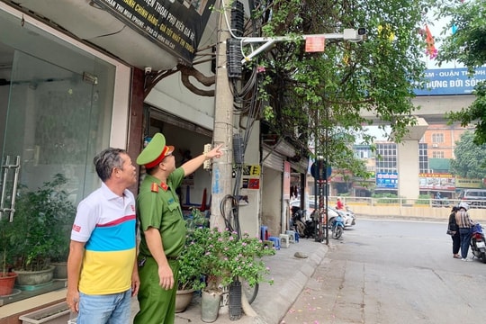 Hà Nội: Mở rộng hệ thống camera giám sát khu vực mục tiêu trọng điểm về an ninh, trật tự