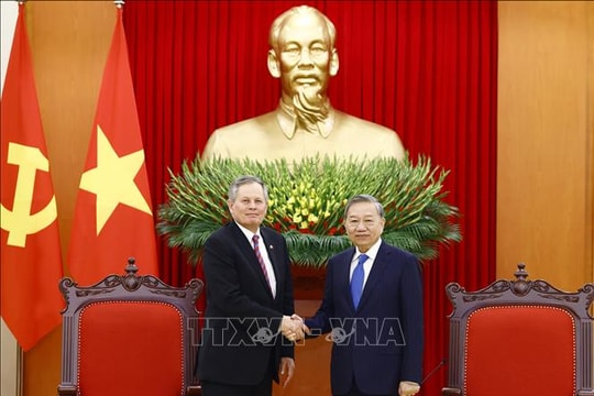 Tổng Bí thư Tô Lâm tiếp Thượng nghị sĩ Hoa Kỳ Steven David Daines