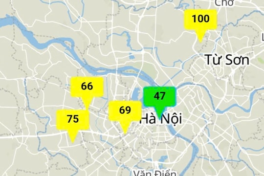 Hà Nội: Chất lượng không khí duy trì ở mức trung bình