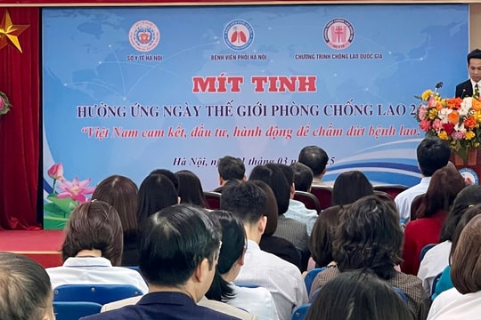 Hà Nội mít tinh hưởng ứng Ngày Thế giới phòng chống lao