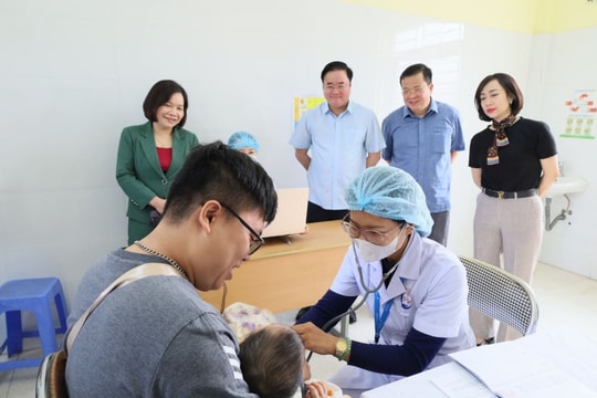 Hà Nội: Quyết liệt triển khai Chiến dịch tiêm vắc xin sởi cho trẻ từ 6 - 9 tháng tuổi