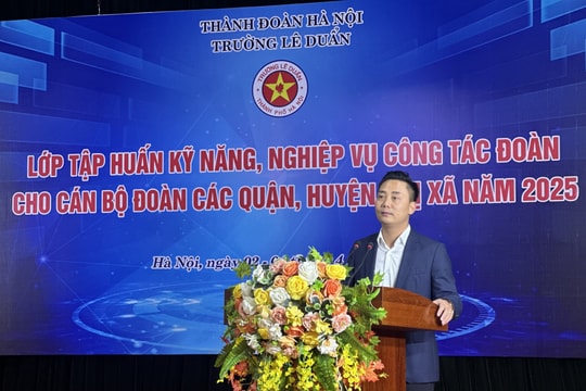 250 cán bộ Đoàn được tập huấn kỹ năng, nghiệp vụ