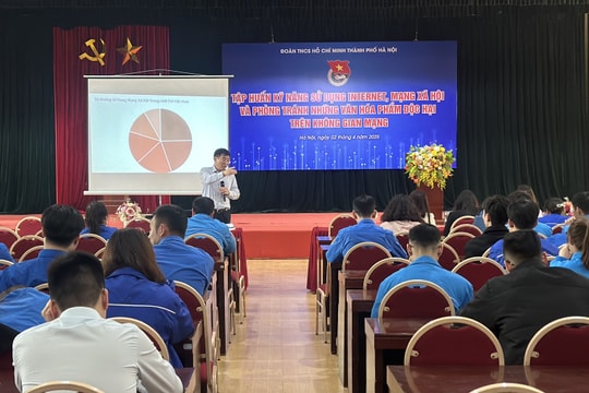 Tập huấn nâng cao kỹ năng số cho cán bộ Đoàn