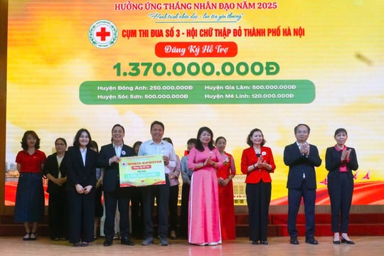 Tiếp nhận hơn 17,3 tỷ đồng hưởng ứng Tháng Nhân đạo năm 2025