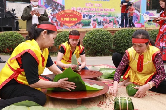 Dừng tổ chức trình diễn múa lân, rước kiệu, hội thi gói bánh chưng trong hoạt động Giỗ Tổ