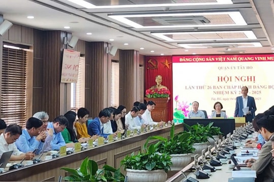 Quận Tây Hồ thực hiện hiệu quả nhiệm vụ xây dựng Đảng, xây dựng hệ thống chính trị