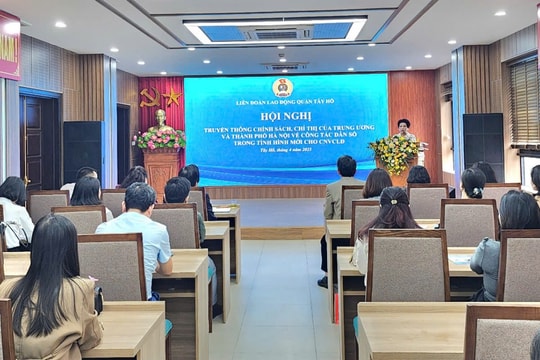 Chú trọng công tác tuyên truyền giáo dục trong đoàn viên, người lao động