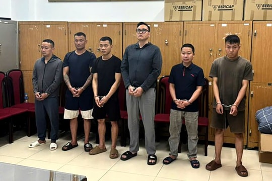 Vụ “bảo kê” xây dựng trên địa bàn phường Xuân La Đã bắt 6 đối tượng trong nhóm “Lợn rừng”