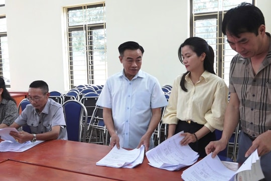 Ba Vì hoàn thành lấy ý kiến cử tri và gần 100% số cử tri đồng thuận với phương án sắp xếp xã