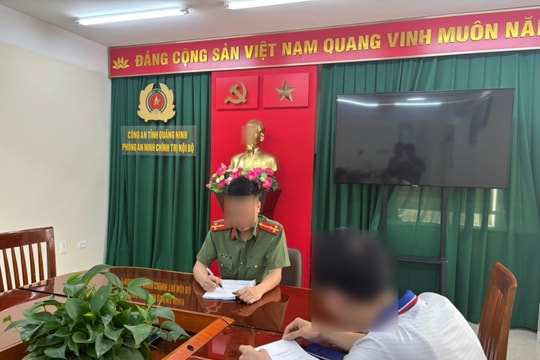 Xử phạt cá nhân đăng tải thông tin xúc phạm Công an Quảng Ninh