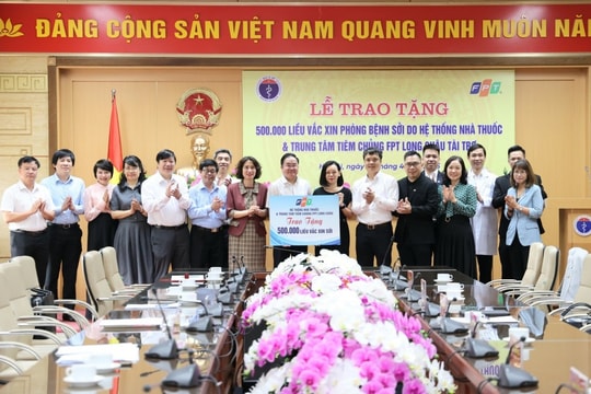 Bộ Y tế Tiếp tục mở rộng đối tượng triển khai chiến dịch tiêm vắc xin sởi