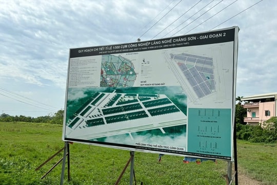 Hơn 502 tỷ đồng đầu tư Cụm công nghiệp làng nghề Canh Nậu - Giai đoạn 2, huyện Thạch Thất