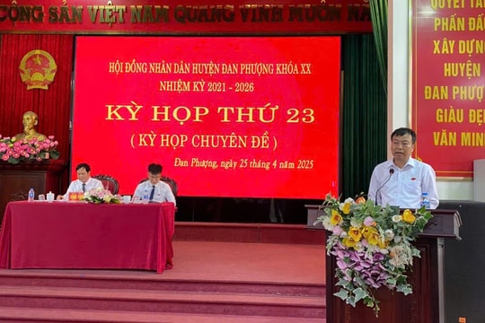 HĐND huyện Đan Phượng thông qua nghị quyết thành lập 3 xã: Đan Phượng, Ô Diên và Liên Minh