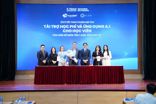 Học bổng S-Global 2025 được tài trợ thêm học phí lên tới 68%
