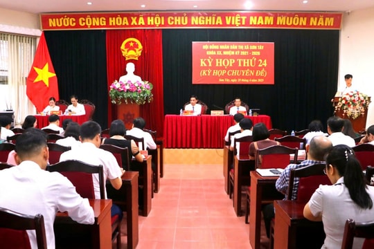 Sơn Tây: Thông qua Nghị quyết thành lập 3 đơn vị hành chính cấp xã