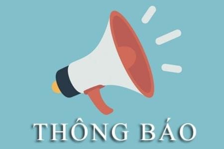 Thông báo tạm ngừng cấp nước