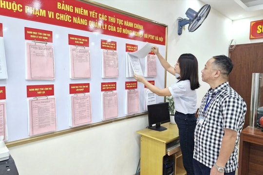 Hà Nội: Áp dụng “làn xanh” giải quyết 2 danh mục thủ tục hành chính lĩnh vực thủy lợi
