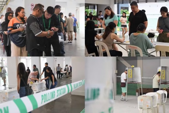 Người dân Singapore đi bỏ phiếu bầu Thủ tướng mới