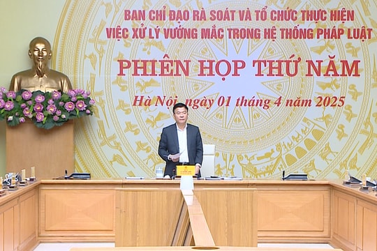 Ban hành kế hoạch hoạt động của Ban Chỉ đạo rà soát xử lý vướng mắc trong hệ thống pháp luật