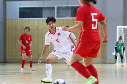 Tuyển futsal nữ Việt Nam sẽ rút kinh nghiệm sau trận thua đội tuyển Trung Quốc