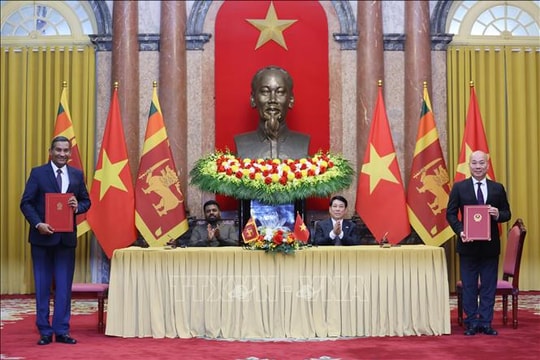 Tuyên bố chung Việt Nam - Sri Lanka