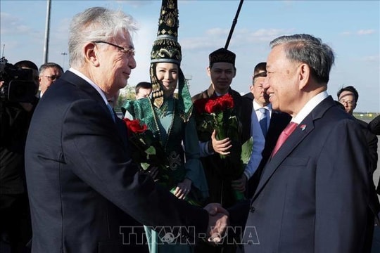 Tổng Bí thư Tô Lâm và Phu nhân bắt đầu thăm cấp Nhà nước Cộng hòa Kazakhstan