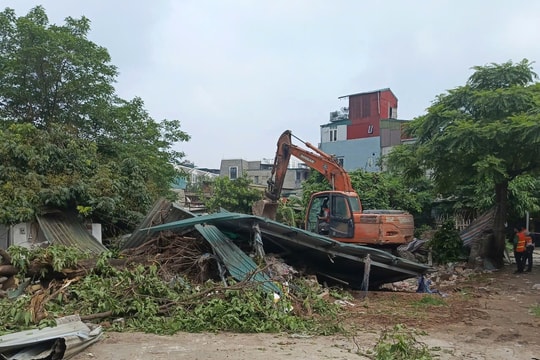 Quận Hoàng Mai: Cưỡng chế thu hồi đất cho dự án Khu đô thị mới Đại Kim