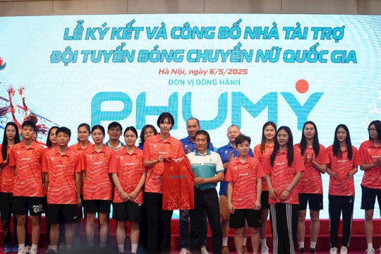 Ra mắt nhà tài trợ Đội tuyển bóng chuyền nữ Việt Nam