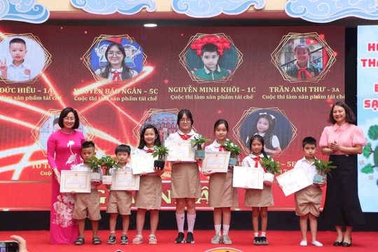 Học sinh Hà Nội xây dựng “Trường học không rác thải”
