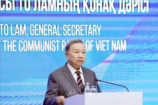Tổng Bí thư Tô Lâm: Cần thúc đẩy 5 "kết nối" trong hợp tác giữa Việt Nam - Kazakhstan