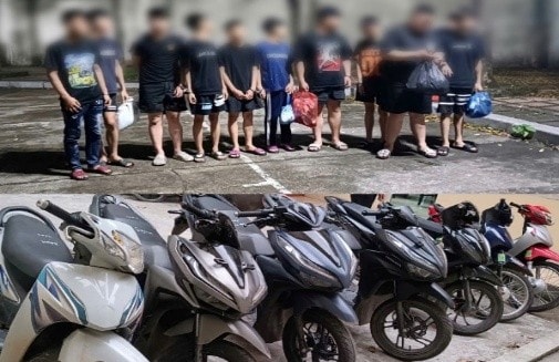 Hà Nội: Bắt giữ 11 đối tượng gây rối trật tự công cộng