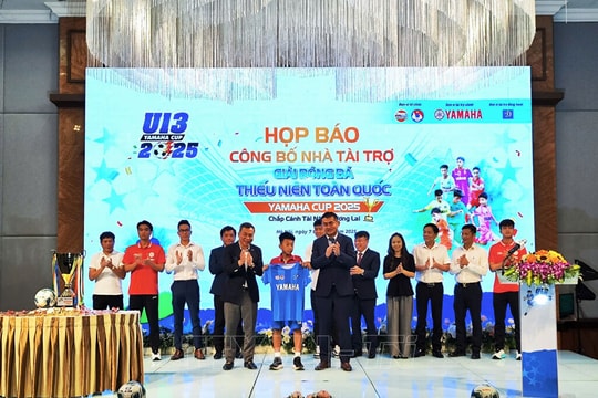 45 đội bóng tranh tài tại Giải bóng đá Thiếu niên (U13) toàn quốc 2025