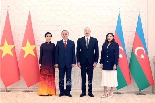 Lễ đón Tổng Bí thư Tô Lâm và Phu nhân thăm cấp Nhà nước Azerbaijan