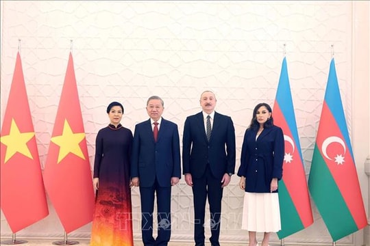 Lễ đón Tổng Bí thư Tô Lâm và Phu nhân thăm cấp Nhà nước Azerbaijan