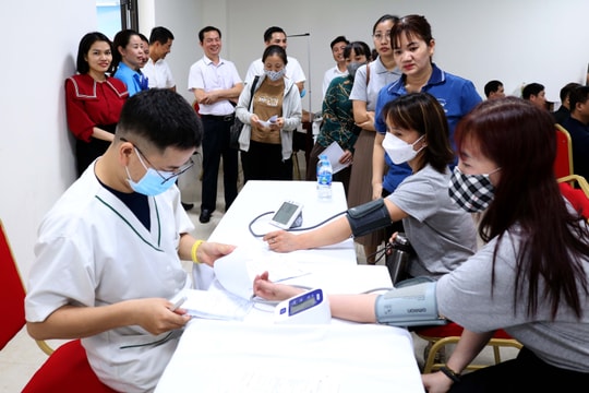 Quận Bắc Từ Liêm: Gần 1.000 đoàn viên, người lao động được khám sức khỏe miễn phí