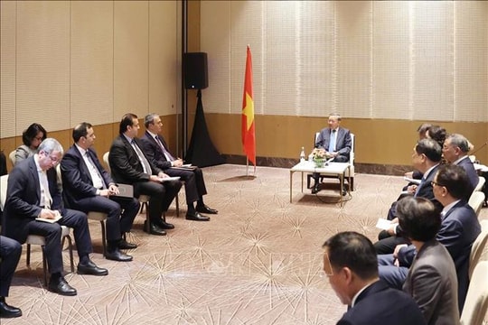 Tổng Bí thư Tô Lâm tiếp một số doanh nghiệp tiêu biểu tại Azerbaijan