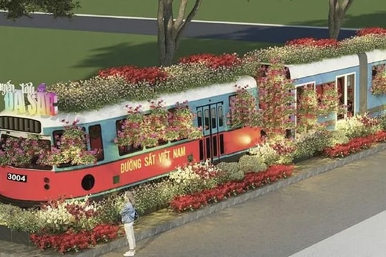 Festival Hoa lan TP Hồ Chí Minh 2025 lấy cảm hứng từ đoàn tàu Thống Nhất